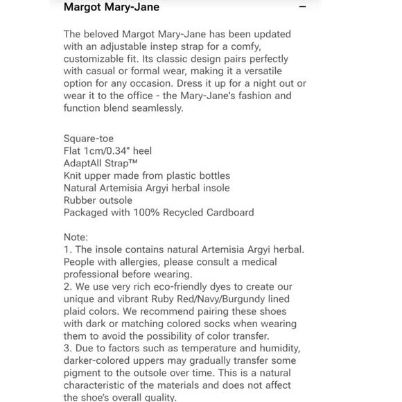 VIVAIA Square-Toe Mary-Jane (Margot Mary-Jane) in Nude Peach/Black, sz 41.5/10 - Picture 14 of 15